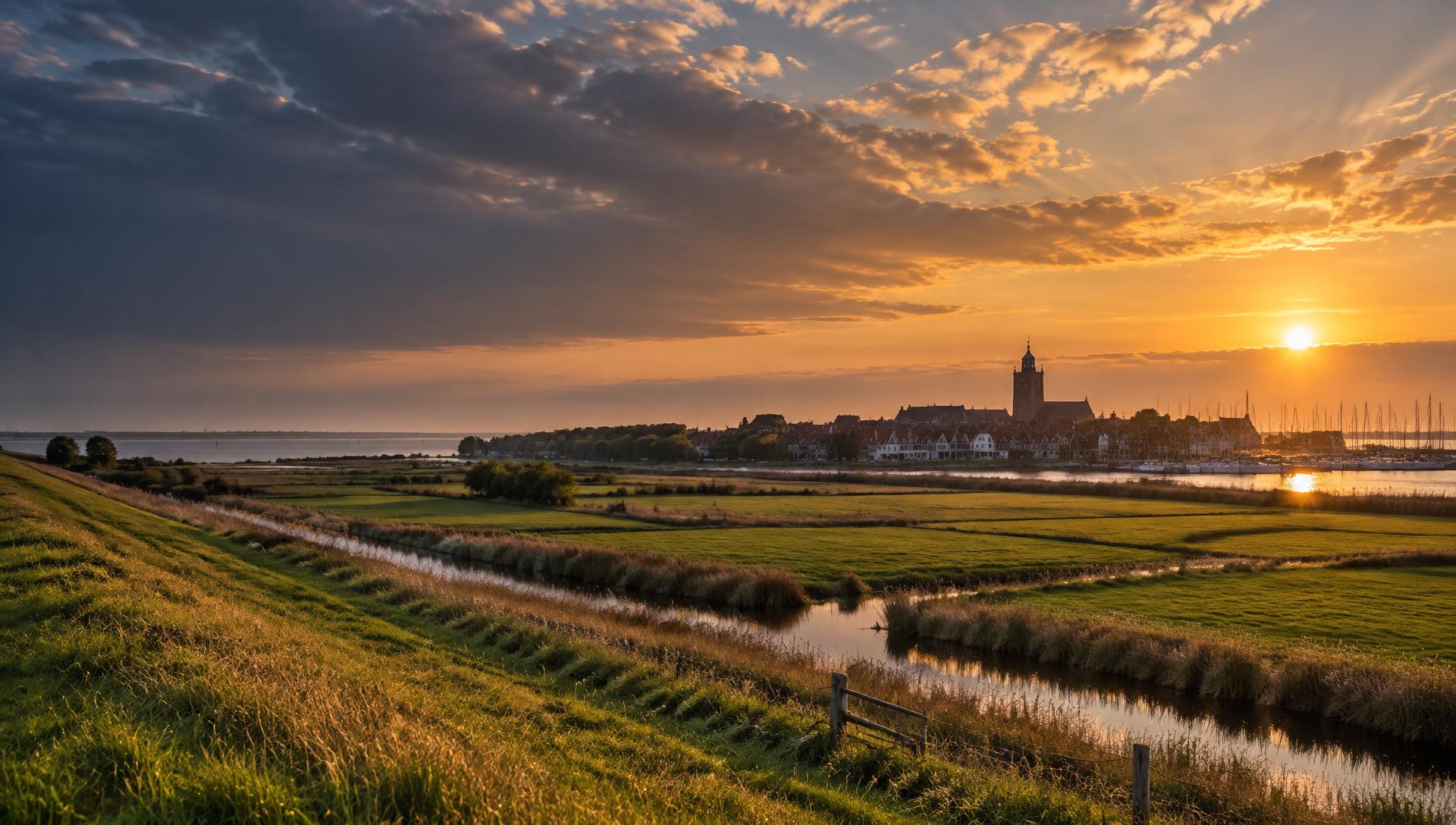 Landschappelijke sfeer van Goeree-Overflakkee